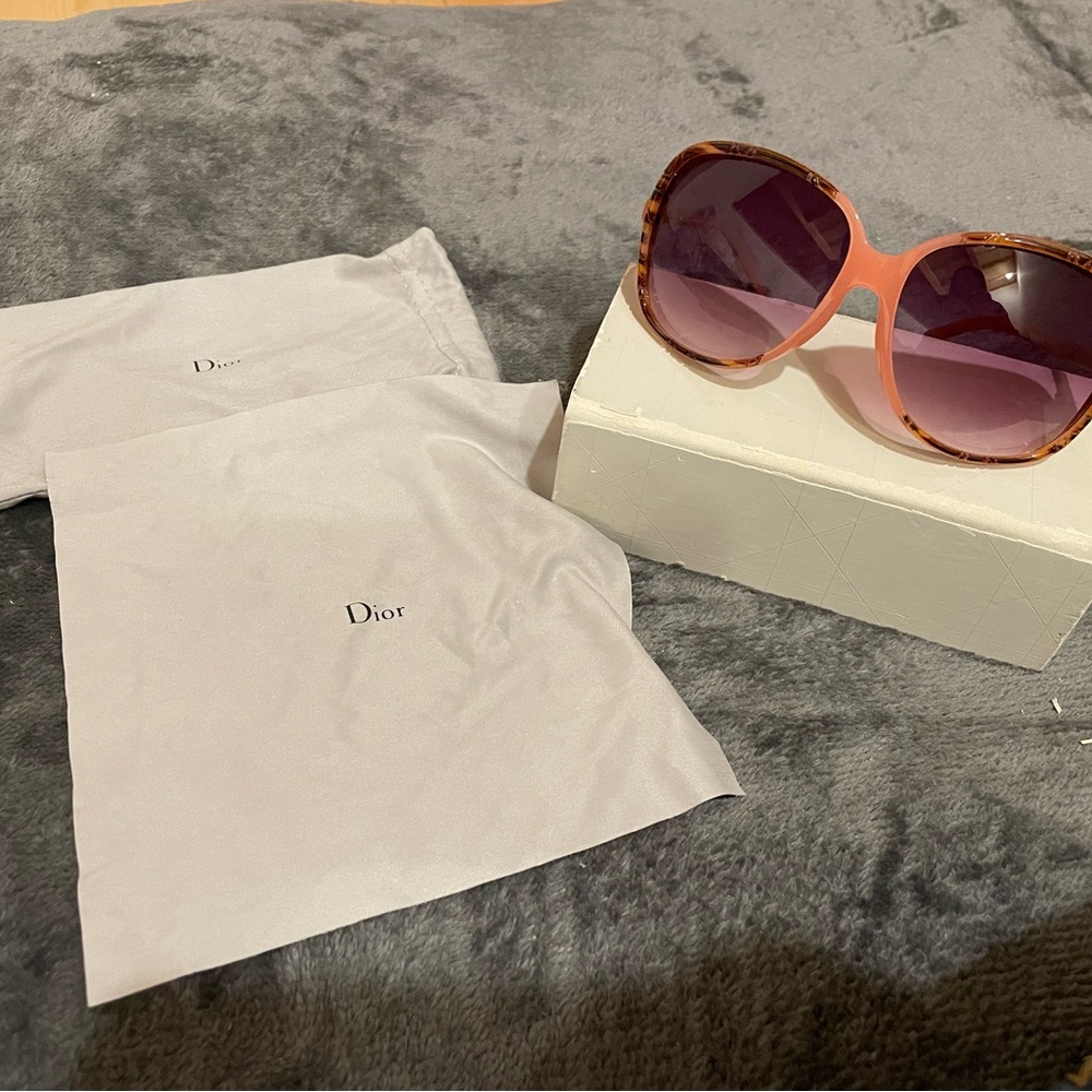 Dior Diorita 1 Women's Pink and brown gradient Sunglasses